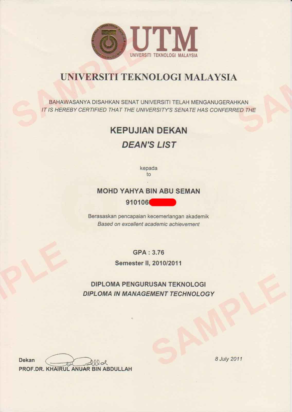 Diploma Sains Komputer Teknologi Maklumat Kolej Teknologi Darulnaim